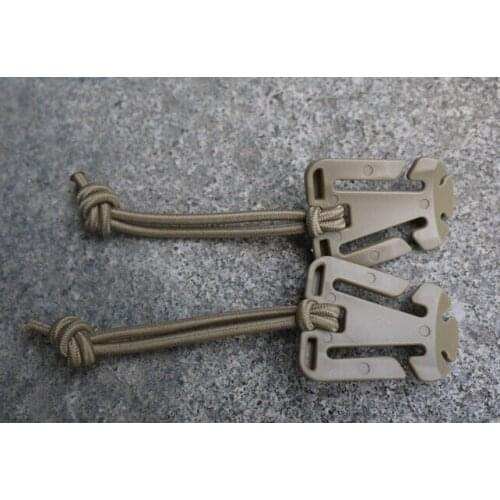 10pcs/lot Outdoor EDC Tool Backpack Carabiner Molle Buckle Clip Winder for Securing loose Nylon 1 Inch WEB Straps