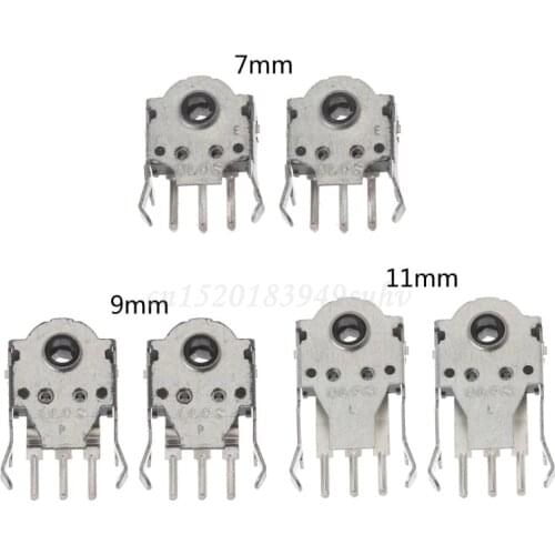 2Pcs Original ALPS Mouse Encoder Mouse Decoder 7mm 9mm 11mm Highly Accurate for RAW G403 G603 G703 Roller Wheel