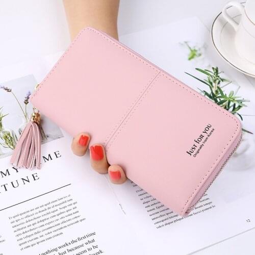New Style Wallets Fashionable Simple And Fresh Womens Wallets Casual Style Two-Fold Horizontal Clutches Long Zipper Wallets