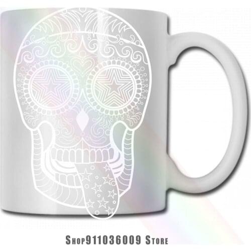 Skull mug cup tazas