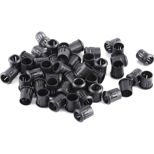 Magnetic Contactor 3mm 5mm 8mm 10mm LED 50Pcs Lamp Socket Diode Holder Nylon Black Clip Bezel Mount Useful Household AC