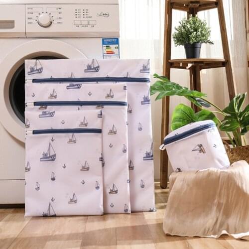 Printing Laundry Bag Household Fine Mesh Cloth Washing Bag Bra Underwear Special Washing Bag Laundry Net Bag