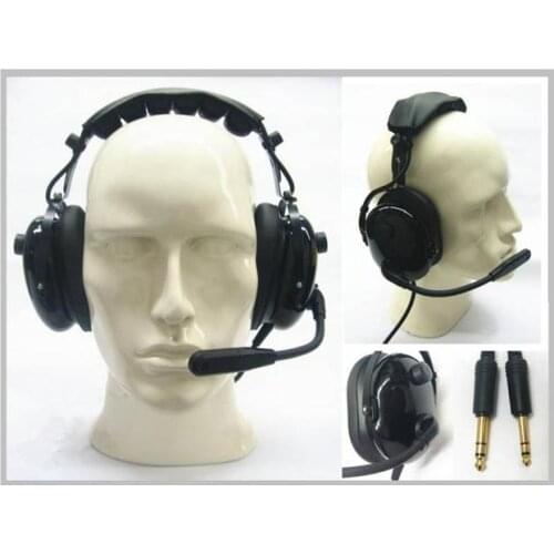High-performance aviation noise canceling headphones racing guide walkie-talkie anti-noise modified head protection earmuffs