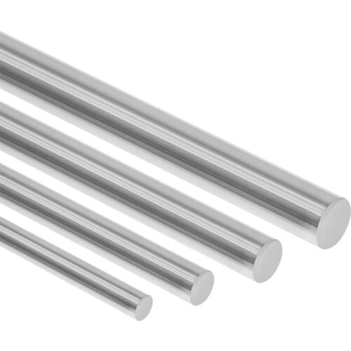 2pcs Optical Axis 300 330 350 380 400 500 600mm Smooth Rods 8mm Linear Shaft Rail 3D Printers Parts Chrome Plated Guide Slide