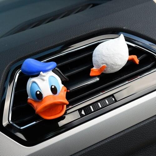 Cute Duck Car Vent Clip Air Freshener for Women and Men Car Interior Accessories Hanging Car Vent Decor Without Essential Oil