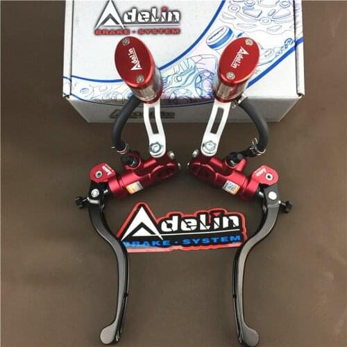 A Pair Adelin PX-1G 14/15/16/17.5*18RCS Motorcycle brake clutch master cylinder Universal Hydraulic brake pump For Honda Yamaha