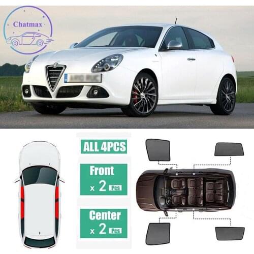 For Alfa Romeo Giulietta Window Sunshade UV Protection Ray Blocking Mesh Laser Block Black Net Yarn