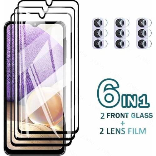 Glass for Samsung Galaxy A32 5G A326B Tempered Glass on For Samsung A32 4G SM-A325F HD Phone Screen Protector Camera Lens Film