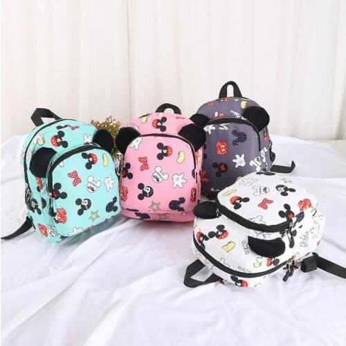 Disney animation cartoon new Mickey male and female students large-capacity school bag girls outdoor travel bag shopping bag