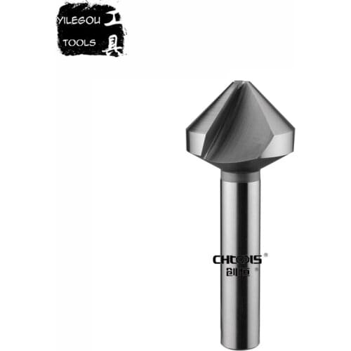 Countersink Drill Bit 20.5-40mm Chamfer Cutter With Cylindrical Shank. 3 Blades, Diameter 20.5-40mm, Length 45-60mm, 90 Angle