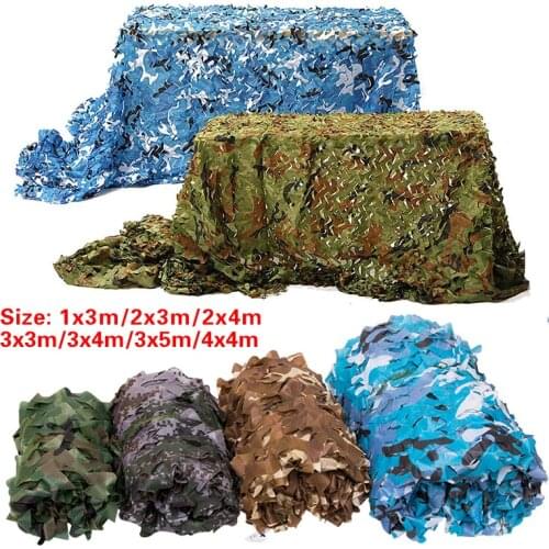 Shade Net Jungle Camouflage Protection Net Sunscreen Insulation Net Outdoor Decoration Car Protective Cover Home Garden Decor