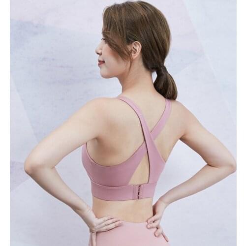 Women Sexy Sports Bra Cross Yoga Tops Push Up Fitness Workout Crop Tops Female Underwear