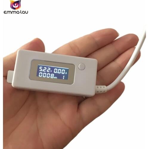 LCD Micro USB Battery Capacity Detector DC 3-9V Current Voltage Mobile Power Bank Charger Tester Meter