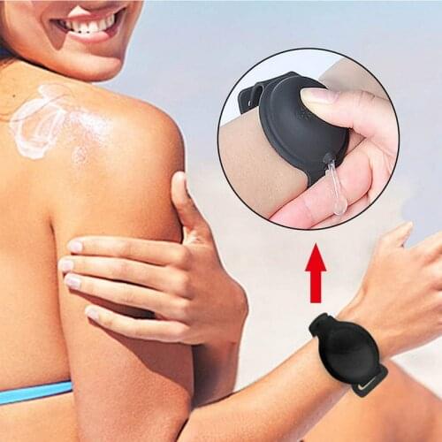 1Set Adult Kid Liquid Hand Dispenser Wristband Wrist Band Gel Whole Sanitizing Hand Sanitizer Bracelet With Bottle New