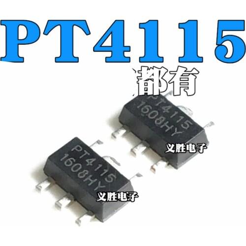 10PCS New PT4115 PT4115-89E SOT89 Driver IC/Buck Converter/LED Constant Current Driver