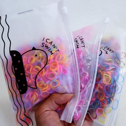 1000pcs/Pack Girls Colorful Small Disposable Rubber Bands Gum For Ponytail Holder Elastic Hair Bands Fashion Hair Accessories