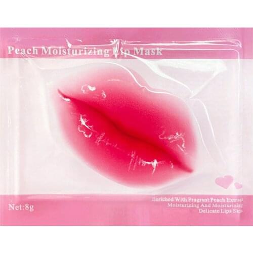 2PCS Gel Collagen Lip Mask Crystal Moisturizing Anti Wrinkle And Chapped Firm Hydrates Lip Plumper Patches