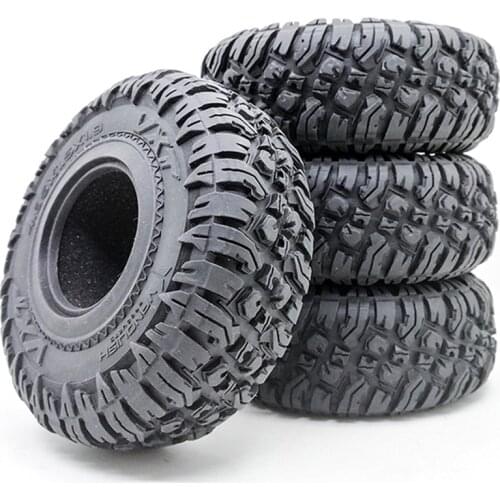 4pcs/set 118MM Tire Skin for 1/10 TRX4 90046 90047 CC01 D90 D110 RC Crawler Car Spare Parts
