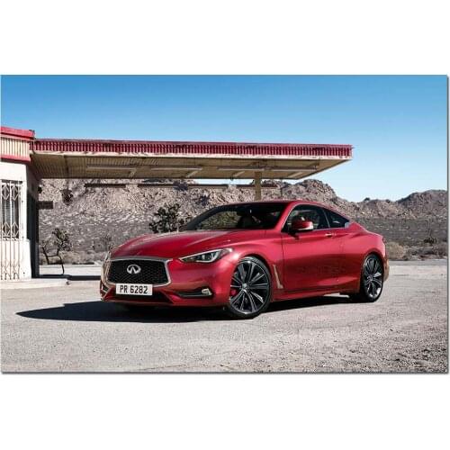 Infiniti Q60 Car Poster Canvas Cloth Fabric Print Painting for Home Decor Wall Art Picture