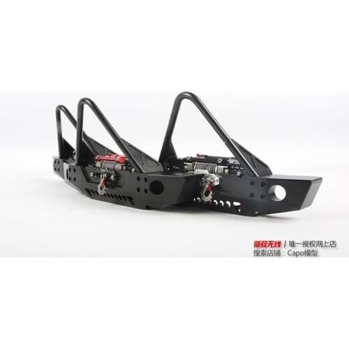 CAPO C2 1/10 SCALE Front Metal Bumper CD15823 JK Wrangler Jeep JKMAX WRANGLER May for SCX10 JK Proline Body HRAXXAS TRX4 AXIAL