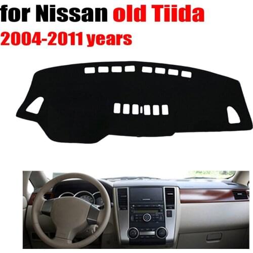 Car dashboard covers pad For Nissan old Tiida 2004-2011 years left hand drive Instrument platform desk pad accessories