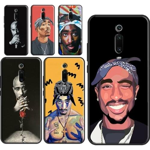 2pac tupac Crown 2 pac For POCO F3 F2 M3 X3 Pro Phone Case For Xiaomi Mi 11 Lite Note 10 Mi 9T 10T Pro 11 Ultra