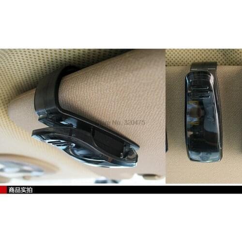 By dhl 2000pcs high quality Car Sun Visor Glasses Sunglasses Ticket Receipt Card Clip Storage Holder Racks