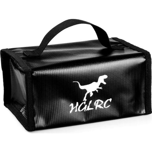 HGLRC KRATOS Fireproof Explosionproof Battery Safe Bag Lipo Charging HandBag 120x180x80mm for RC Model Airplane FPV Racing Drone