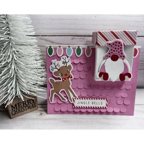 KLJUYP Box in Card Christmas Metal Cutting Dies Scrapbook Paper Craft Decoration dies scrapbooking