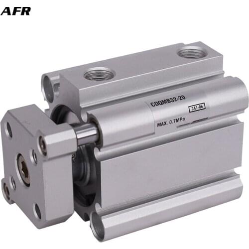 Compact cylinder guide rod type bore 32mm CDQMB32-5 CDQMB32-10 CDQMB32-15 CDQMB32-20 CDQMB32-25 Pneumatic Thin Air Cylinder