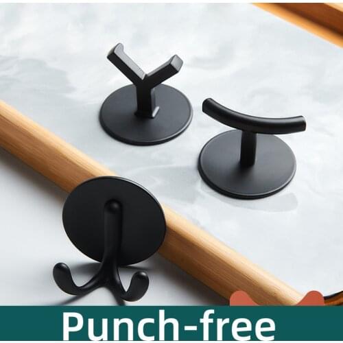 Clothes Hooks Over Door Bathroom Hallway Living Room Heavy Duty Modern Hanger Hook For Towel Robe Jacket Hat Bag Wall Coat Rack