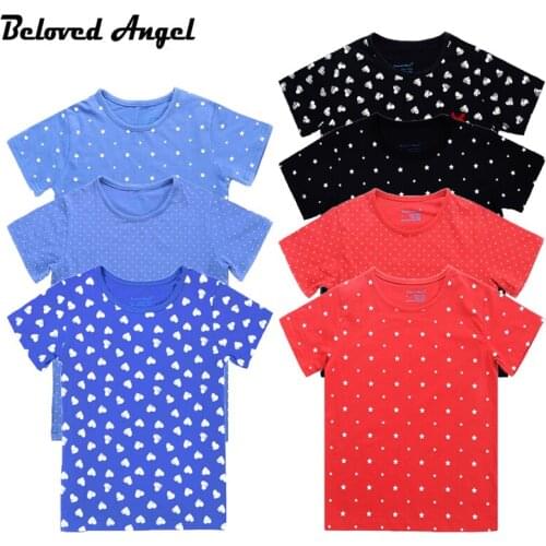 Boys Girls Summer T Shirt Baby Cute 100% Cotton T-shirt Childrens Summer Prints Tee Tops 2018 New Arrival Free Shipping 1-6T