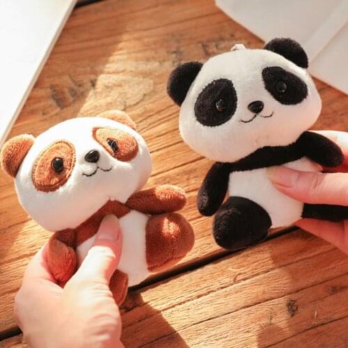 Lovely Cute 11cm Gift Panda Small Plush Stuffed Toys Wedding Party Gift Plush Toys K0174