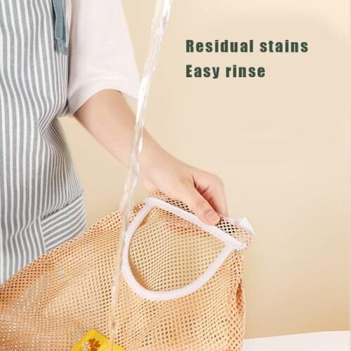 Wall-mounted Fruit Vegetable Hanging Bag Durable Multifunctional Kitchen Storage Breathable Mesh Bag for Fruits Potatoes Eggs