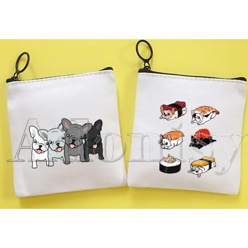 French Bulldog New Women Mini Coin Purses Original Card Holder Small Wallets Change Money Bag