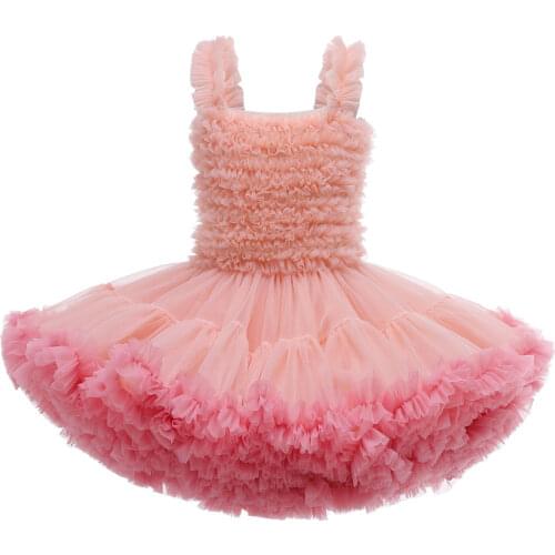 Baby Girl Dresses For Christmas Birthday Party Gift Little Princess Costume Summer Mesh Tutu Dress 1 2 3 4 5 6 Years Kid Clothes