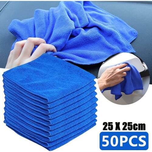 30x30CM Car Wash Microfiber Towel Car Cleaning Car Wash Towel Car Care Cloth Detailing for Toyota Drying Cloth Hemming