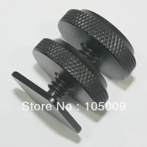 Pro 1/4" mount adapter for tripod screw to flash hot shoe