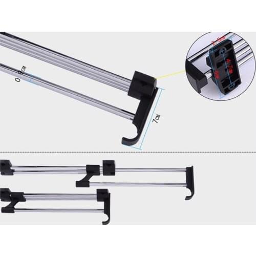 Top-mounted sliding pull out Closet Wardrobe clothes hanger Rack