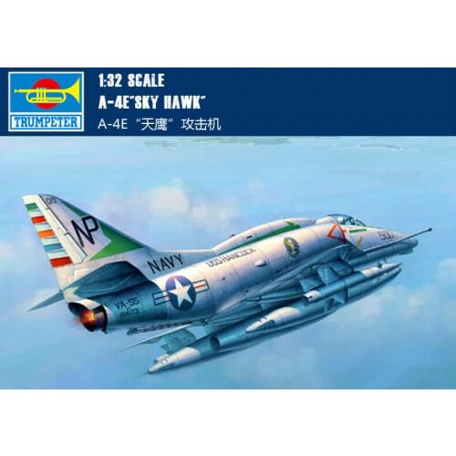 Trumpeter 02266 Static Model A-4E Skyhawk Attack Plane Fighter Airplane 1/32 TH06893-SMT2