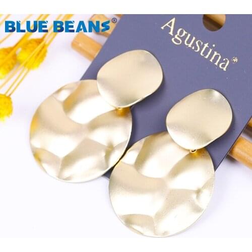 Vintage Coin Pendant Metal Drop Earrings for Women boho fashion Jewelry Punk Gold/silver Alloy Dangle earings Christmas Gift