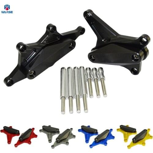 Waase Motorcycle Left & Right Engine Crash Pads Frame Sliders Protector For HONDA CBR500R CBR 500 R PC44 2013 2014 2015