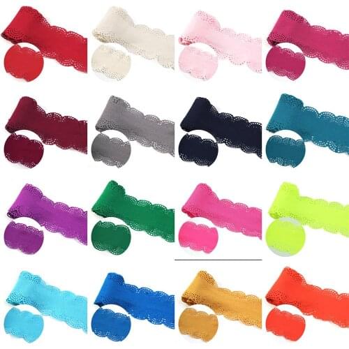 2yard/lot Hallow Lace Ribbon Fabric Polyester Garment Accessories Clothes Accessories Lace Trimming Bow-knot DIY,2Yc20350