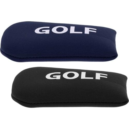 2x Soft Comfortable Golf Head Cover Iron Protector Putter Cover Sleeve Bag Golf Mallet Head Cover Golf Putter Protective Cover