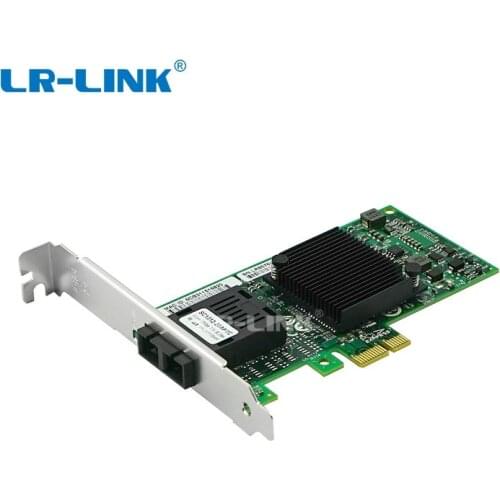 LR-LINK 9260PF-LX gigabit ethernet PCI-Express Network card adapter fiber optical For PC intel 82576 Compatible E1G42EF NIC