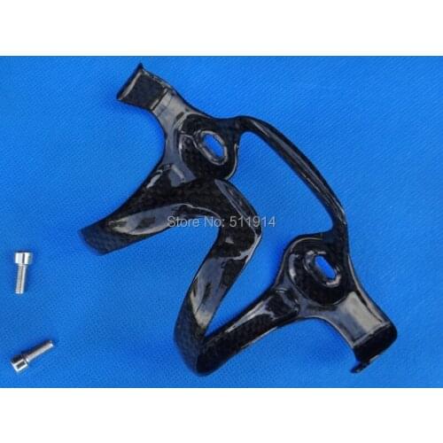 Brand New Full Carbon Glossy MTB Road Bike TT Water Bottle Cage Bicycle Bottle Holder D28 (2 PCS)