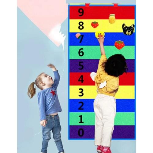 Kids Touch High Carpet Games Bounce Trainer Promote Growth Fun Sports Toy Height Ruler Indoor Outdoor Toys for Children