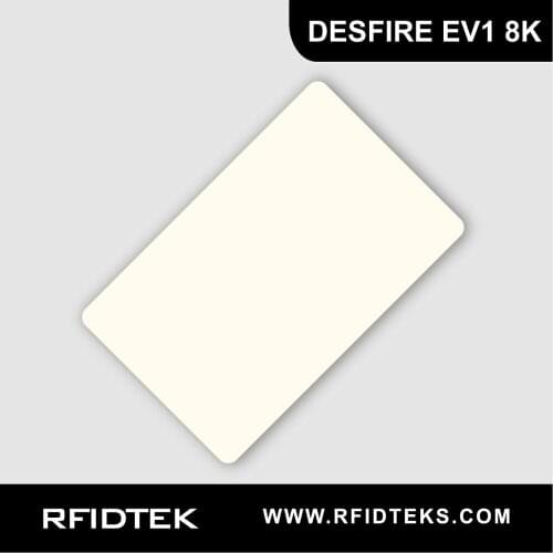 RFID ISO PVC Card, MIFARE DESFIRE EV1 8K Card