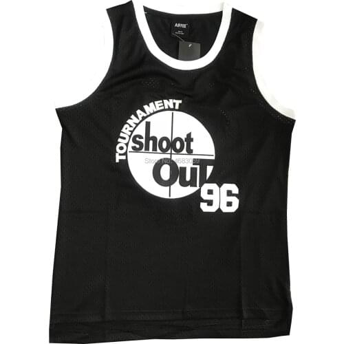 AIFFEE the Rim costume #96 Birdie Shoot out Movie Basketball Jersey 90s Hip Hop Party Clothing Jersey Black US STOCK