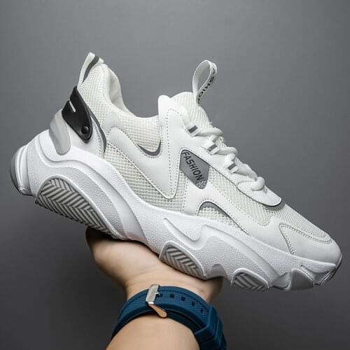 Fashion Mens Sneakers Mesh Breathable Outdoor Comfortable Casual Gym Athletic Running Jogging Male Training Footwear Sport Shoe
